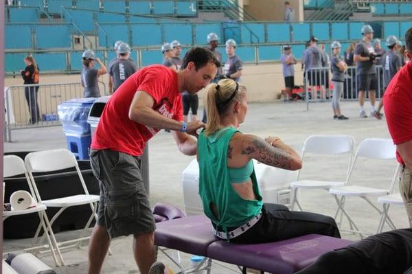 Dr. Kevin Rose was on the medical team at the CrossFit national qualifier.