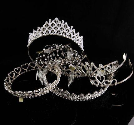 Vintage rhinestones tiaras fit for a queen