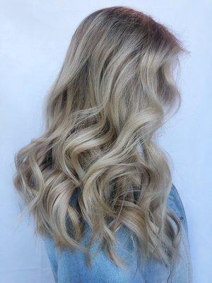 Balayage, hand painted highlights by AmyM 201-4244