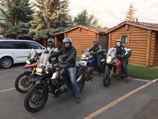 Rented adventure bikes from Wild West Moto in Salt Lake City. Awesome trip to Jackson Hole. Super easy way to rent bikes.