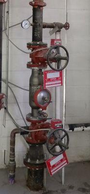 Fire protection backflow preventers, we can test them too.