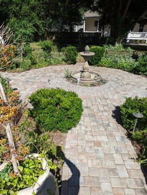 Paver patio