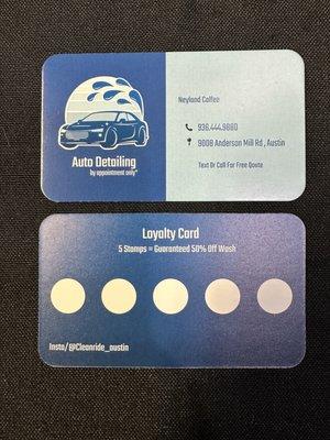 loyalty cards