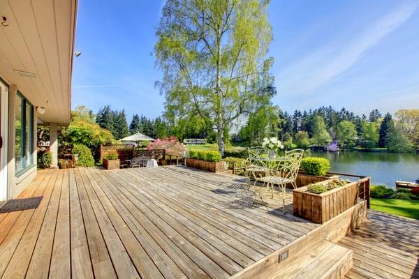 Increase the value and enjoyment of your home with a new deck