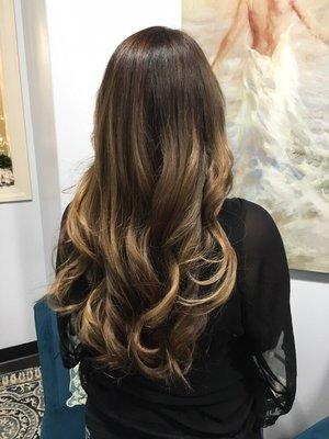 Organic hair color and Balayage