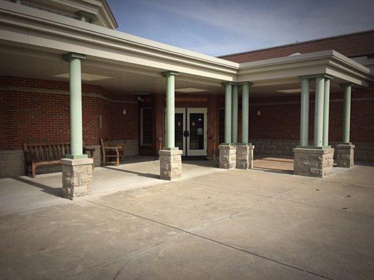 Otsego Public Library entrance