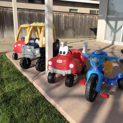 Beep Beep! We've got cars that are a lot of fun for kids and they don't even realize they are sharpening their fine motor skills :D.