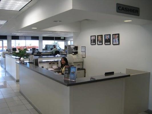 Need to pay for your parts, make an appointment or pay your bill? See our cashier!