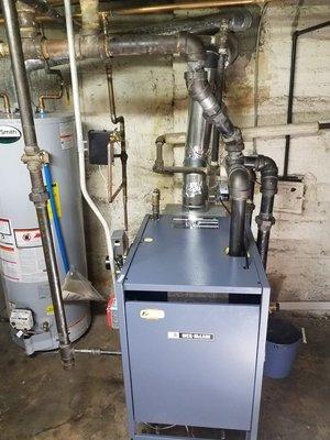 Installing a new steam boiler