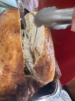 Deep fried Cajun turkey