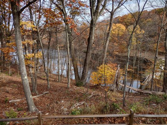 The view from the lodge deck.