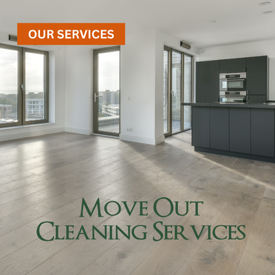 Move Out Cleaning Services by Mother Earth Cleaning.