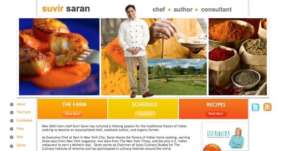 Celebrity Chef, Suvir Saran