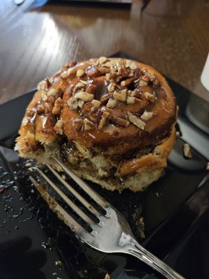 Carmel pecan roll