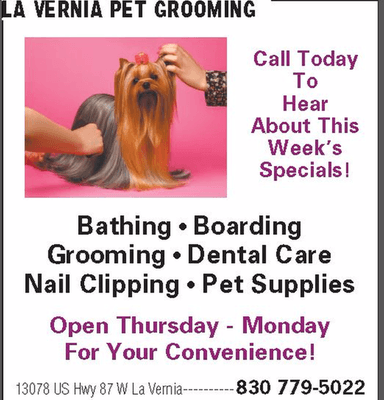 La Vernia Pet Grooming