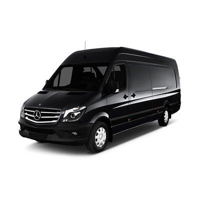 Mercedes Benz Sprinter vans are available for Los Angeles group travel (up to 15 passengers)