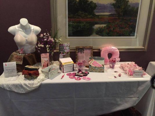 Breast Cancer Survivor Luncheon Display