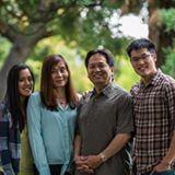 Dr. Chen with his family.