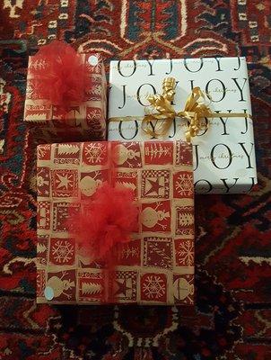 Free giftwrap and the girls here are as sweet as they can be.