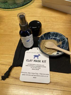 Clay mask kit-