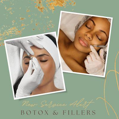 We offer Botox to help reduce the appearance of wrinkles & Fillers to add volume and hydration to lips!