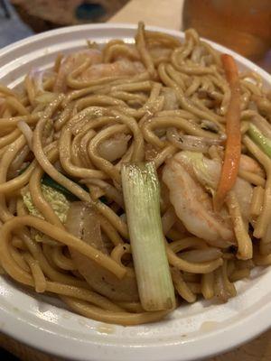 Shrimp lo mein