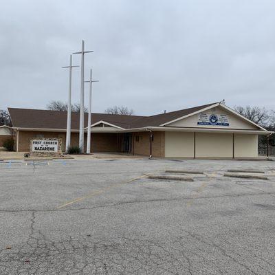 Front of the First Church Of the Nazarene.