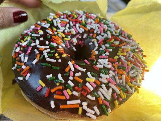 How does this taste like Kings HI bread with choc frosting + sprinkles? Thankful for this beauty - happy last day of school before vacay!