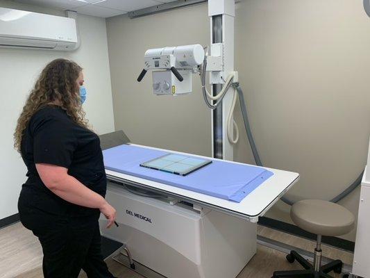 AFC Urgent Care South Charlotte has a digital x-ray at the 10102 Johnson road clinic.