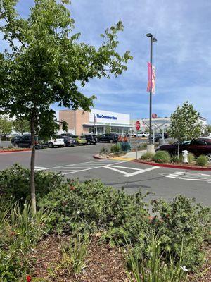 Many stores in the shopping center