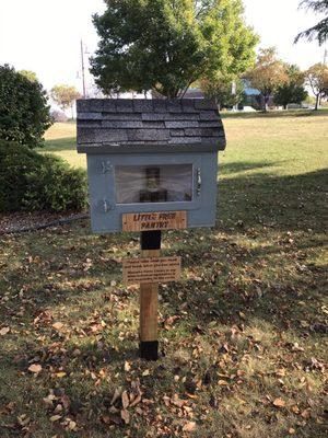 Little Free Pantry - A community donation box for canned goods. A new take on the Little Free Library.