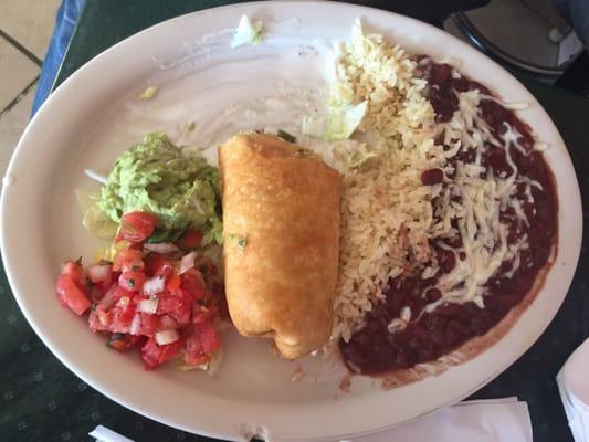 Enchilada, guacamole... Delicious!