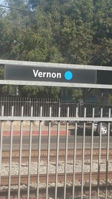 At the Vernon station