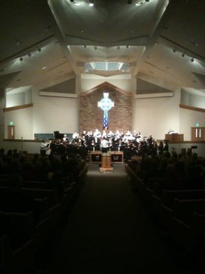 Choral performance at Pine Ridge by the William Baker Festival Singers