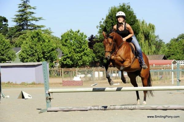 shay and peanut jumping