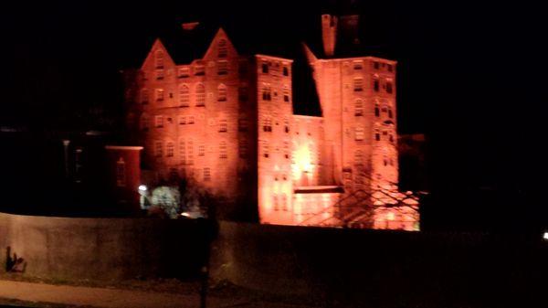 LANDSCAPE LIGHTING AT DOYLESTOWNS "MERCER MUSEUM"