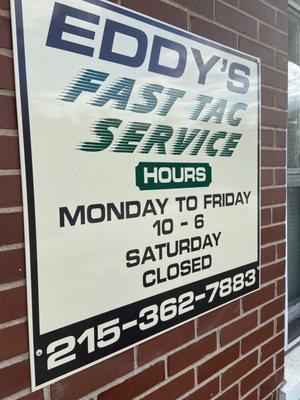 Eddy's Fast Tag Service