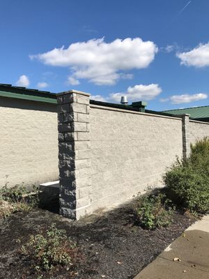 West Point Military Academy new split face wall