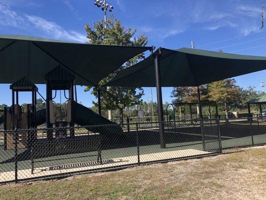 Nice shaded playground