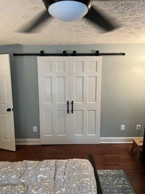 Barn door install