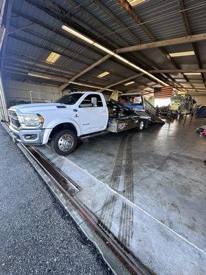 Transporting a snap-on toolbox from ontario to chino airport