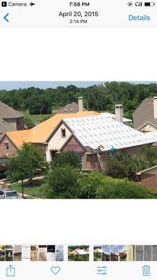 GAF roofing system with Tiger Paw underlayment being installed by Smart Shield a GAF Master Elite Installer.