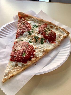 Fresh mozz slice! One of my favorite's in NYC