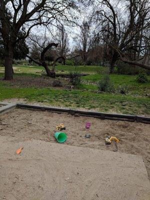 Playground, sand pit