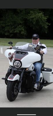 Owner James Branch on his CVO Streetglide