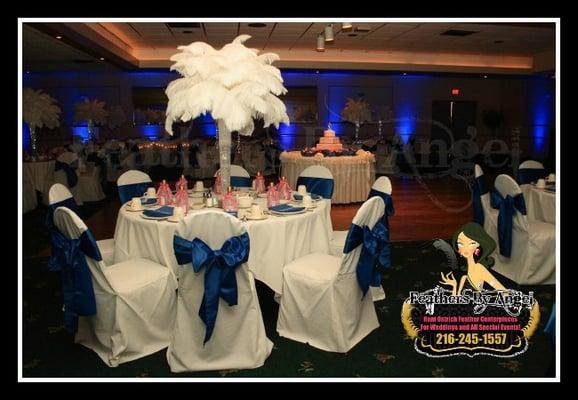 Feather Centerpieces