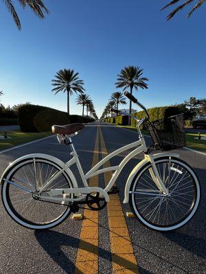 With a weekly rental you can take our bikes to 30A.