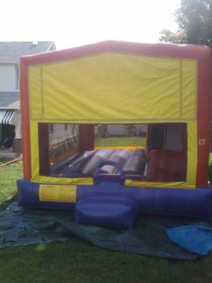 Combo bounce house with slide