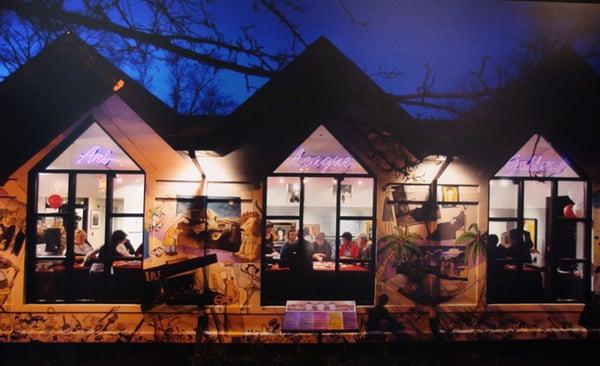 Naperville Art League at Night