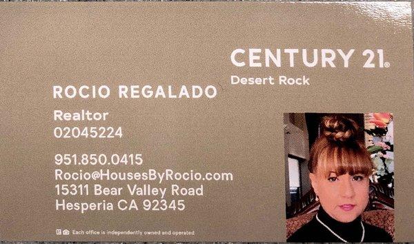 Call me. "I am never too busy for your Referrals"